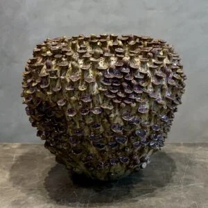 Army Green Ceramic Vase