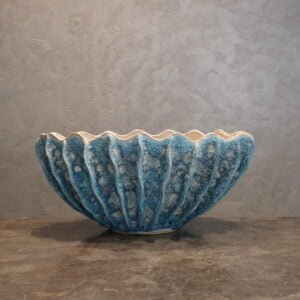 Turquoise Boat Vase