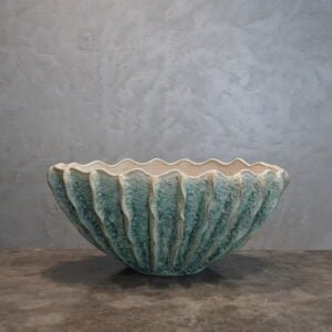 Green Boat Vase