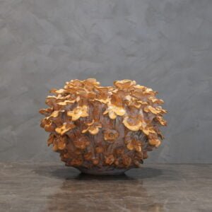 Small Orange Phula Vase