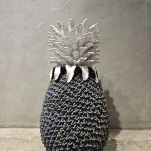 52cm H Navy with White top Pineapple