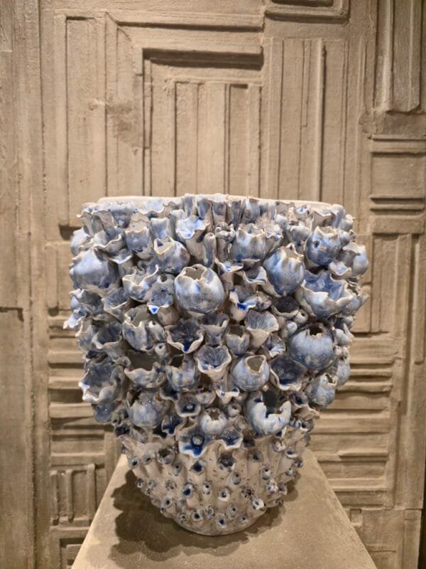 Sea Flower with Blue flower Vase (XL)