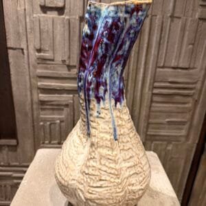 India Grouds cream and  purple effect L