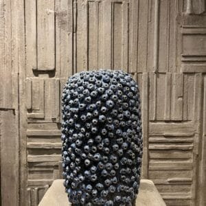 Blue barnacle vase