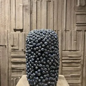 Blue barnacle vase